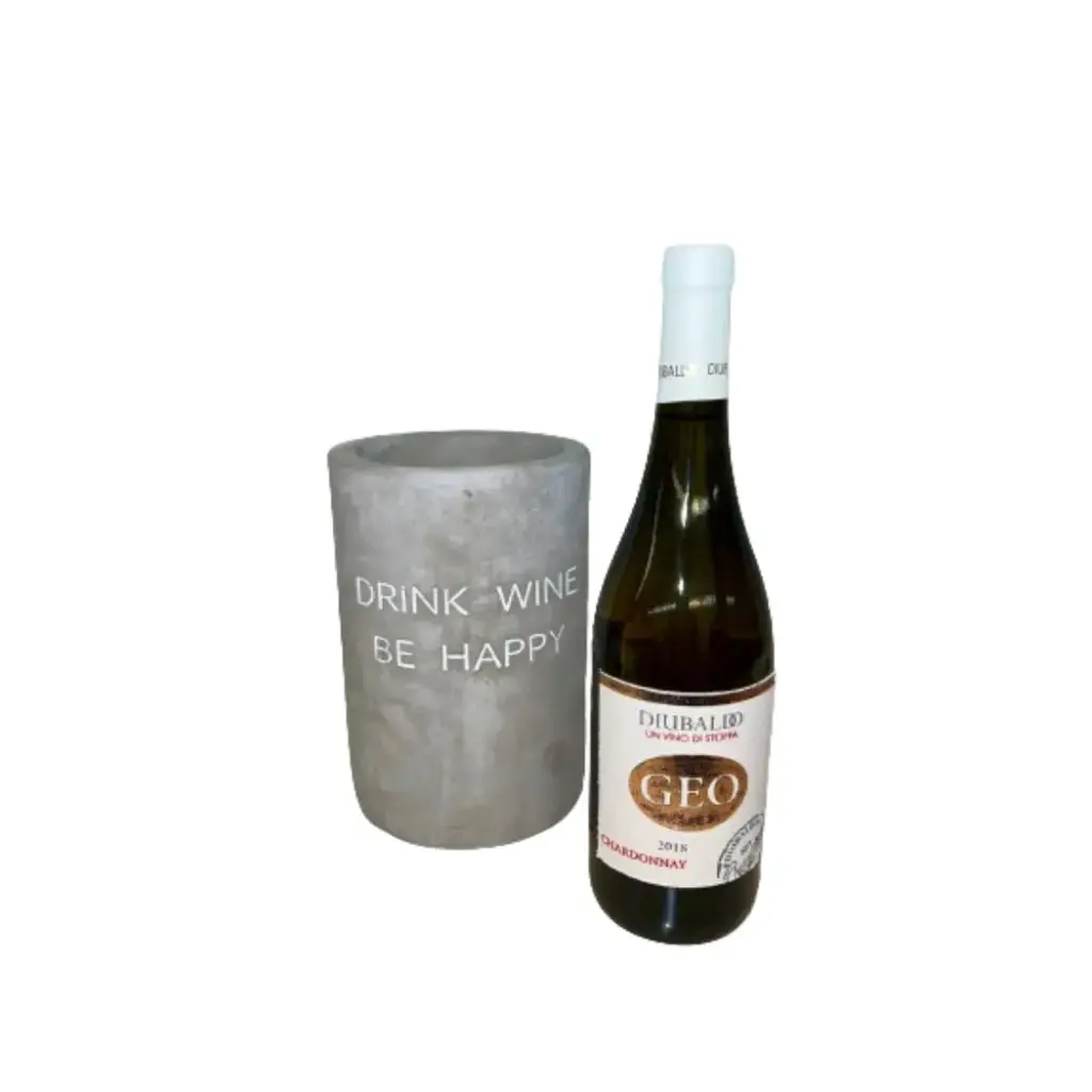 ​Geschenkset "drink wine, be happy"