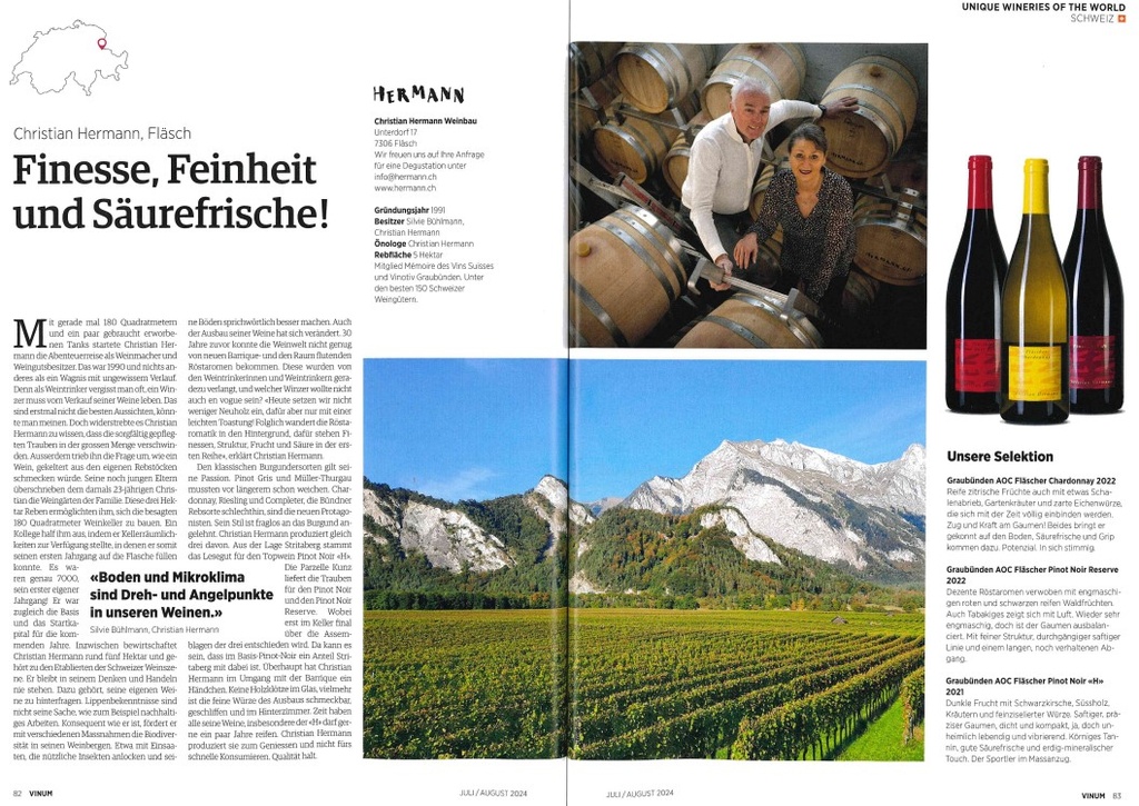 Fläscher Pinot Noir "H" AOC Graubünden, 2020