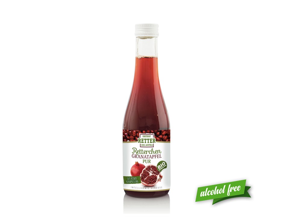 BIO Retterchen Granatapfel pur/190ml 100% Direktsaft