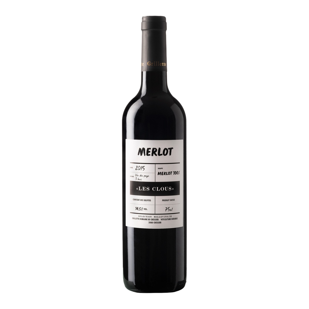 Merlot "Le Clou" VdP Région des Trois Lacs, 2020