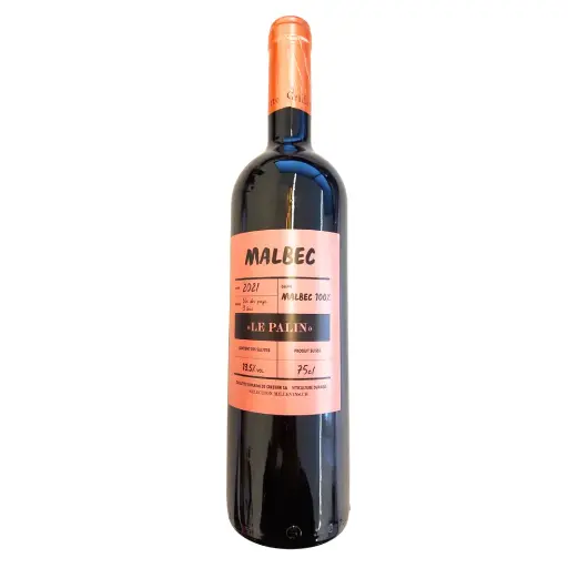 Malbec "Le Palin" VdP Région des Trois Lacs, 2023